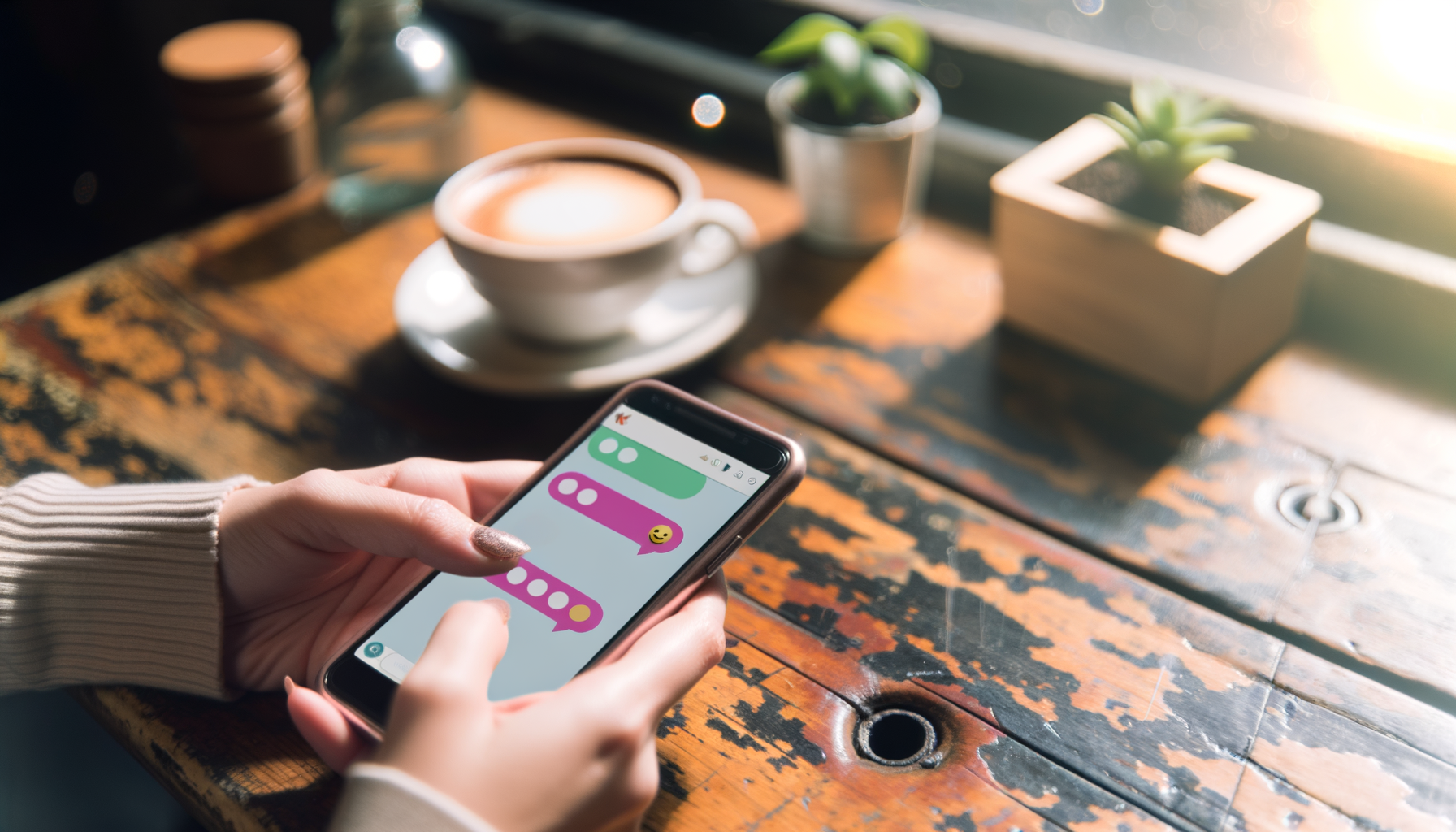 Actuallyの口コミをスマホで確認するイメージ