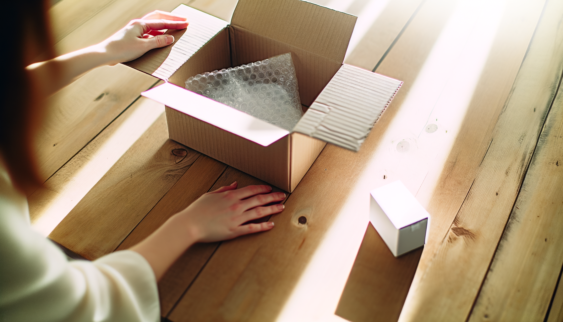 Actuallyのメリット - 自宅配送イメージ